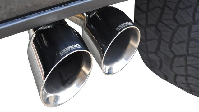 CORSA Sport - Single Rear Side Exit - 2015-2020 Ford F150 5.0L