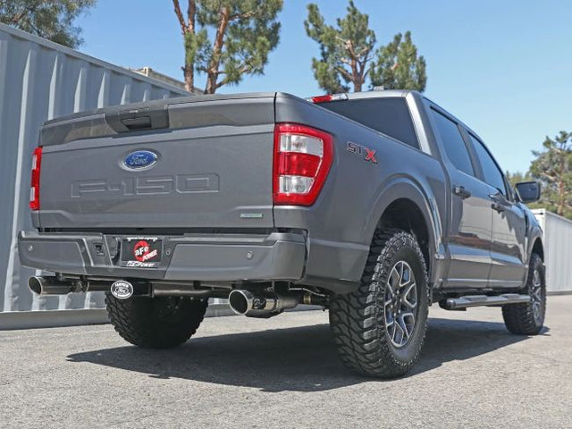 aFe Vulcan Series 3 IN 304 Stainless Steel Cat-Back Exhaust System - 2021-2025 Ford F-150 V8-5.0L