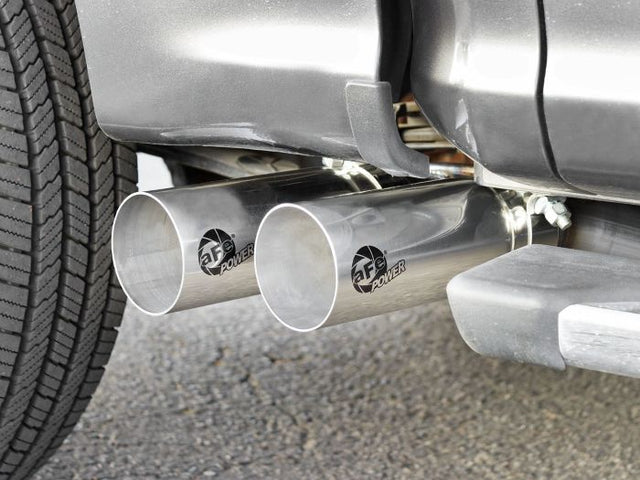 AFE Rebel Series - Dual Side Exit (Lightning Style) - 2015-2020 Ford F150 5.0L