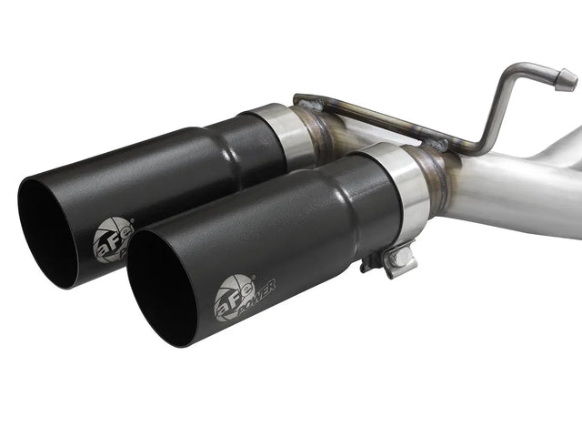 AFE Rebel Series - Dual Side Exit (Lightning Style) - 2015-2020 Ford F150 5.0L