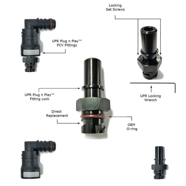 UPR Plug N Play Adjustable Hi-Flo PCV Valve
