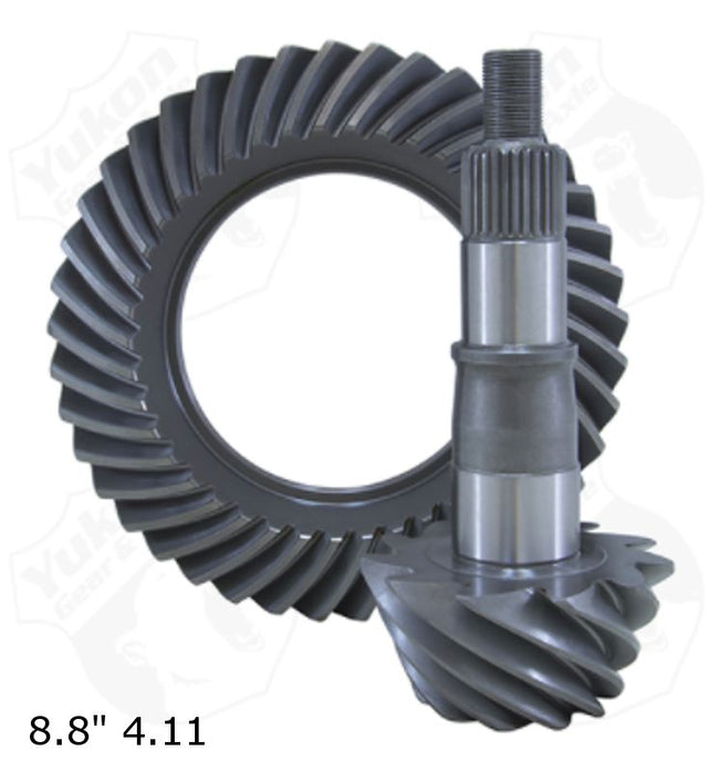 YUKON GEAR Ring & Pinion Super 8.8", 4.11 ratio - 2015-2023 Ford