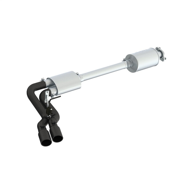 MBRP 3" Cat Back, Pre-Axle Dual Outlet (BLACK) - 2015-2020 F150 5.0