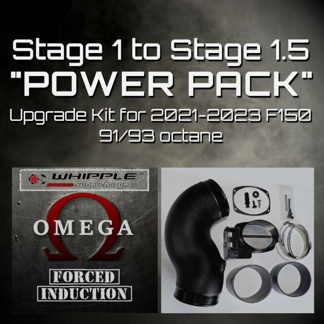 Oz Tuning – 2021-2023 F150 5.0 – Whipple Stage 1 to Stage 1.5 “Power Pack” upgrade for 91/93