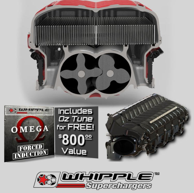 Whipple 3.0L GEN 6 Stage 2 Supercharger System (Oz Tune Incl.) - 2018-2020 F150 5.0L