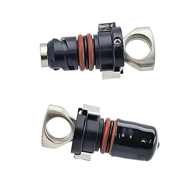 UPR Billet Oil Pan Drain (Easy Plug) - Mustang, F-150, and more.