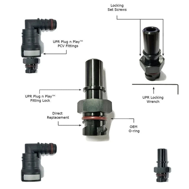 UPR Plug N Play Adjustable Hi-Flo PCV Valve