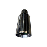 SPD Performance 5" Stainless Exhaust Tip - 3" Clamp-On Inlet (Black Chrome)