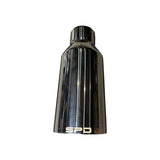 SPD Performance 5" Stainless Exhaust Tip - 3" Clamp-On Inlet (Black Chrome)