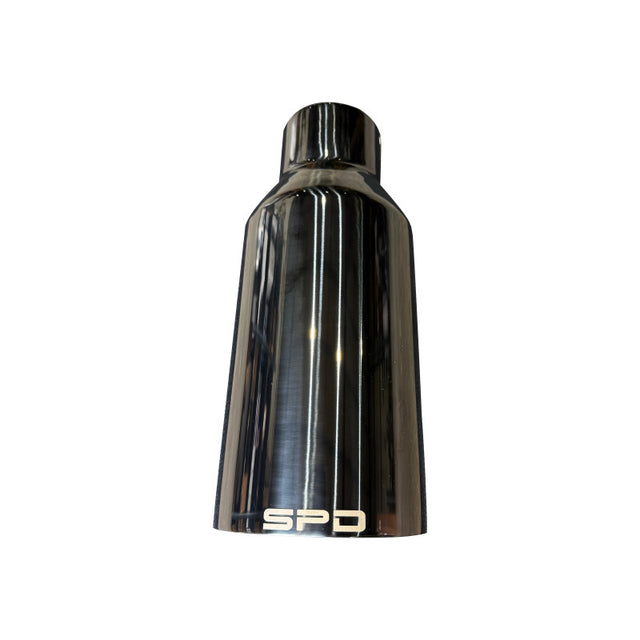 SPD Performance 5" Stainless Exhaust Tip - 3" Clamp-On Inlet (Black Chrome)