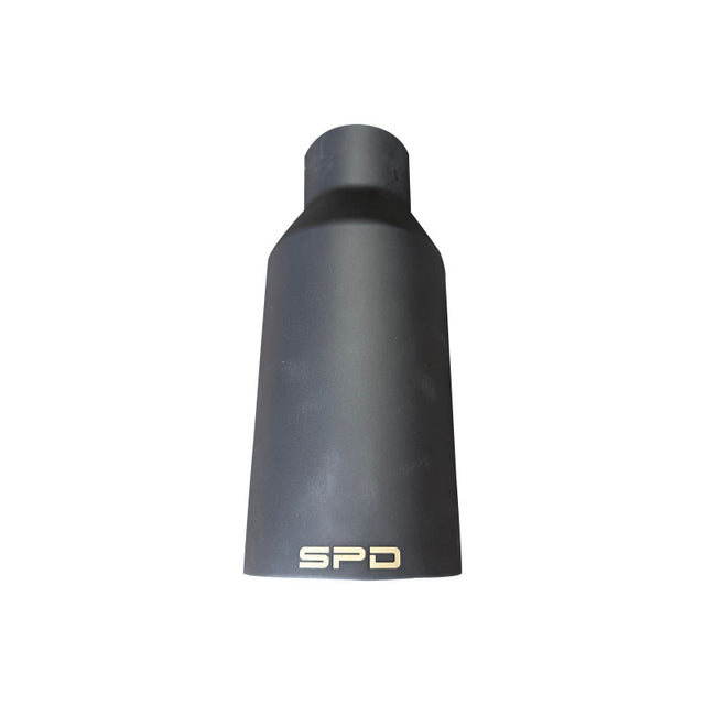 SPD Performance 5" Stainless Exhaust Tip - 3" Clamp-On Inlet (Matte Black)