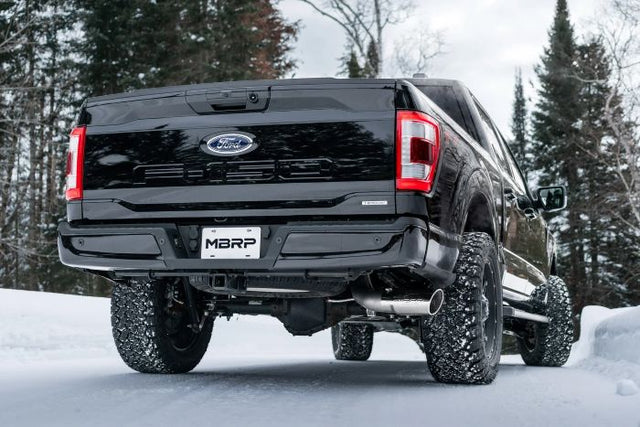 MBRP 4" T409 Stainless Steel Cat-Back (RACE VERSION) - 2021-2025 Ford F150 2.7L/3.5L/5.0L
