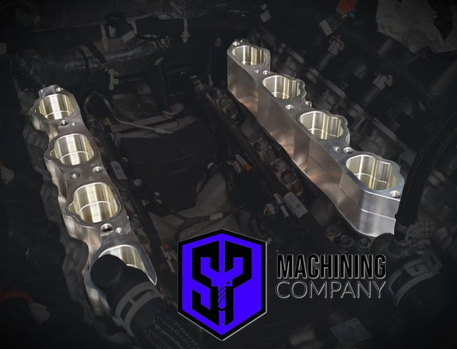 SP Machining "2018+ GT" intake manifold swap adapter kit for 2021-2026 F150 5.0L