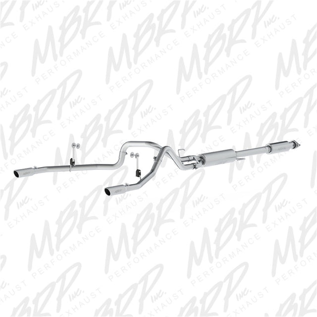 MBRP Installer Series - Dual Split Rear Exit - 2015-2020 Ford F150 5.0L
