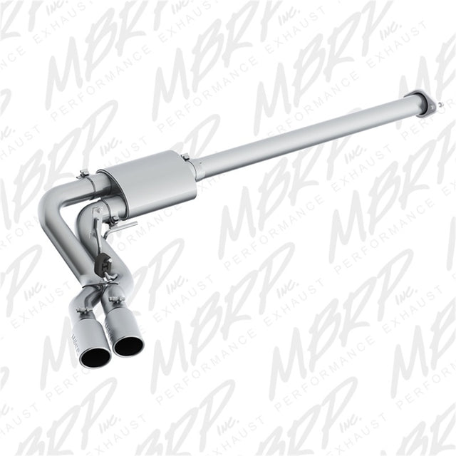 MBRP PERFORMANCE 3" Cat Back, Single Side Dual Outlet in Front of Rear Wheel 2015-2020 F150 5.0